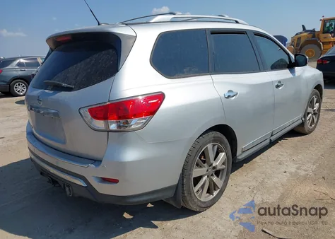 2014 Nissan Pathfinder Platinum from USA, damaged, VIN 5N1AR2MM5EC663973